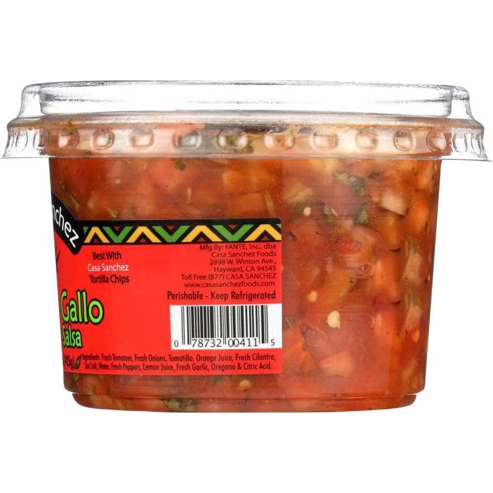 Casa Sanchez Foods Casa Sanchez Foods Pico de Gallo Chunky Salsa, 15 oz
