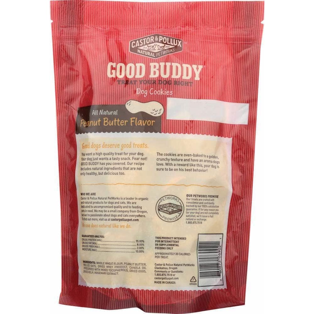 Castor & Pollux Castor & Pollux Dog Cookies Peanut Butter Flavor, 16 oz