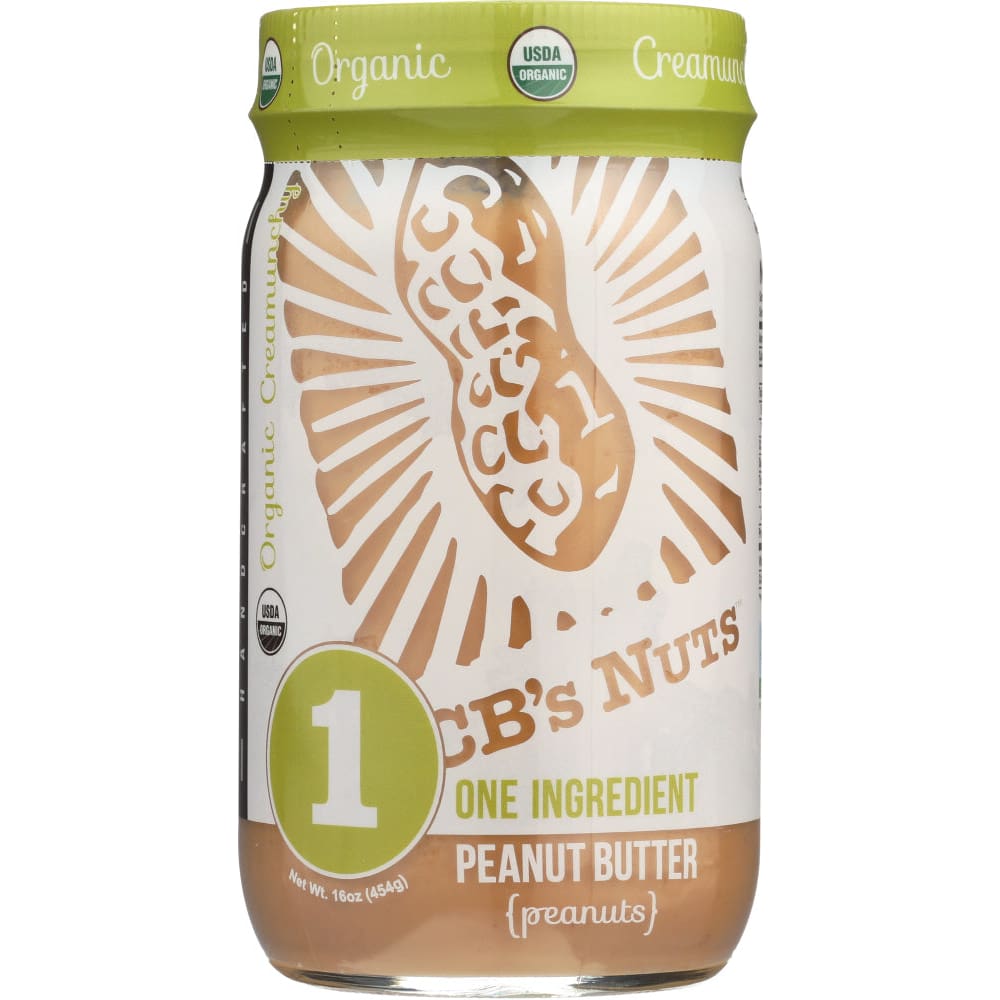 CBS NUTS: PEANUT BTTR CRMMNCHY ORG (16.000 OZ) (Pack of 3) - CBS NUTS