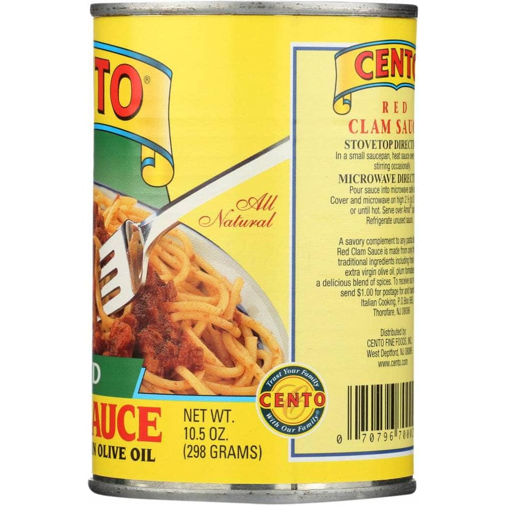 CENTO Cento Red Clam Sauce, 10.5 Oz