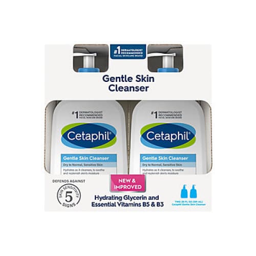 Cetaphil Gentle Skin Cleanser for Dry to Normal Sensitive Skin with (2) 20 oz. Pumps - Home/Beauty/Skin Care/Facial Cleansers & Wipes/ -