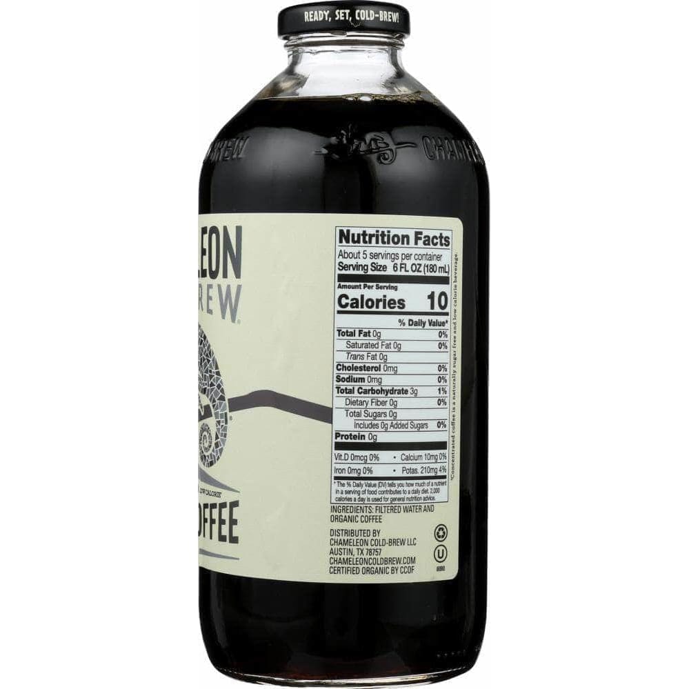 Chameleon Cold Brew Chameleon Cold Brew Concentrated Espresso Coffee, 32 oz