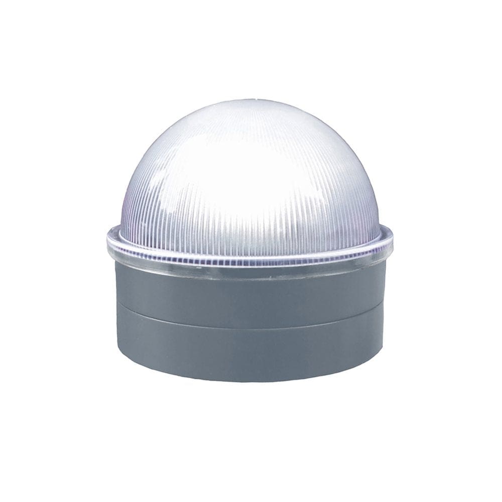 Classy Caps Silver Chain-Link Summit Solar Post Cap (Pack of 2) - Outdoor Lighting - Classy