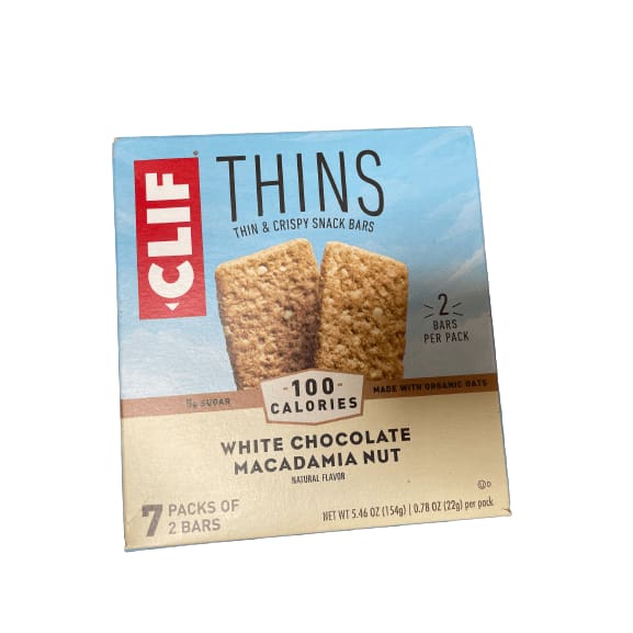 Clif Bar CLIF BAR Thins Snack Bars, 100 Calorie Packs, Multiple Choice Flavor, 7 Ct, 0.78 oz