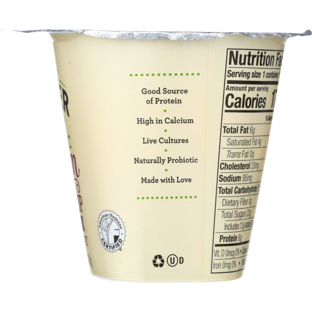 CLOVER SONOMA: Organic Cream On Top Forest Berry Yogurt 6 oz - Grocery > Refrigerated - CLOVER SONOMA