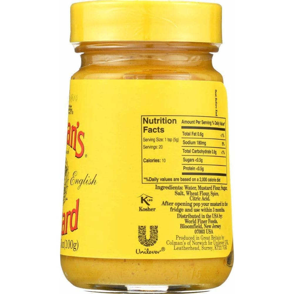 Colmans Colmans Original English Mustard, 3.53 oz