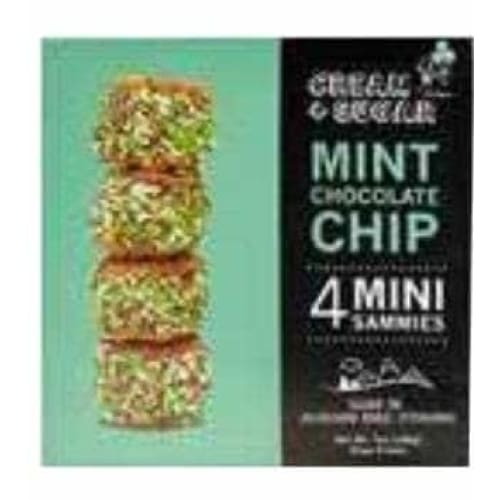 Cream And Sugar Grocery > Chocolate, Desserts and Sweets > Ice Cream & Frozen Desserts CREAM AND SUGAR: Ice Crm Sndwhchs Mnt Choc, 4 ea