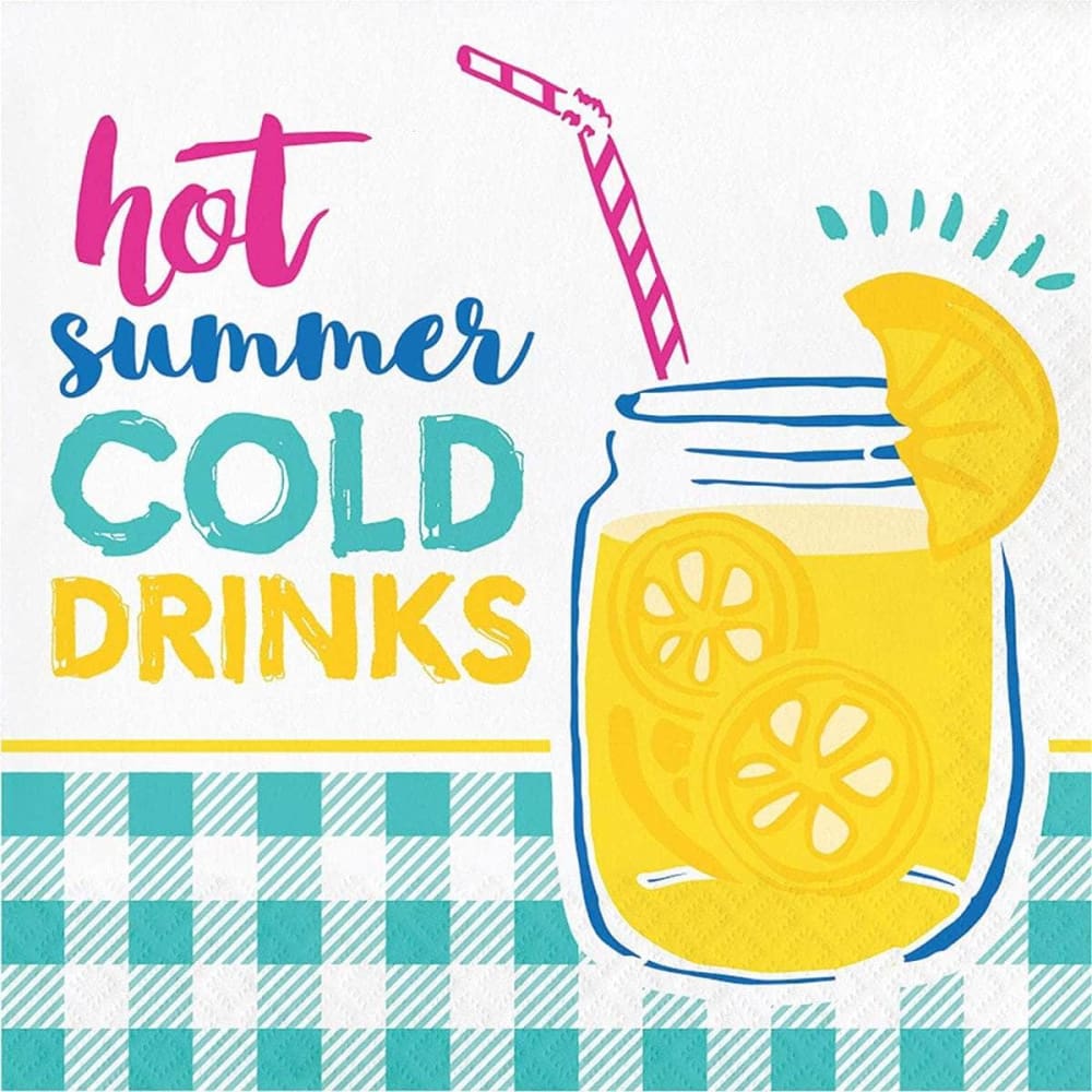 CREATIVE CONVERTING CREATIVE CONVERTING Napkin Lunch Lemonade, 16 ea