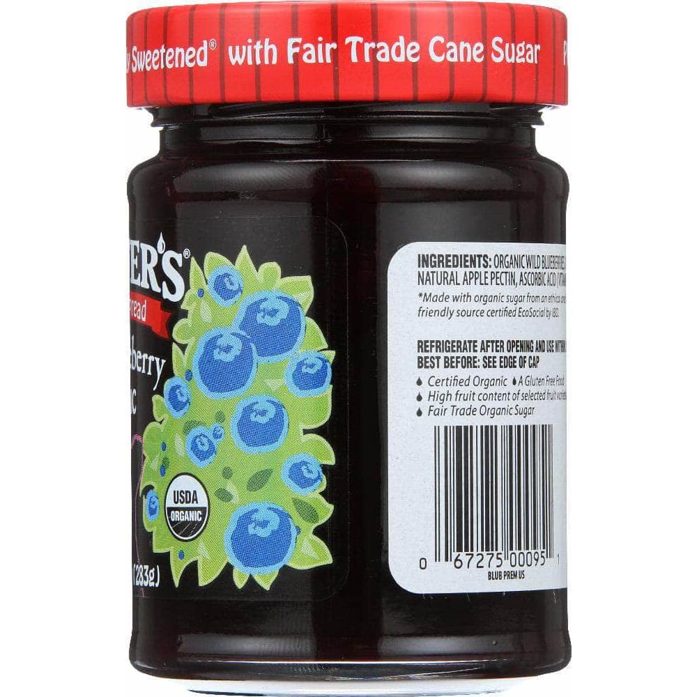 Crofters Organic Crofters Conserve Wild Blueberry Organic, 10 oz