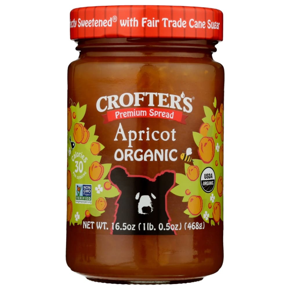 CROFTERS: Fruit Spread Apricot Prem 16.5 OZ (Pack of 4) - CROFTERS