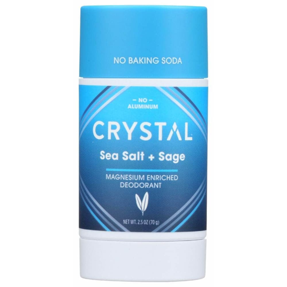 CRYSTAL BODY DEODORANT Beauty & Body Care > Deodorants & Antiperspirants CRYSTAL BODY DEODORANT: Magnesium Enriched Deodorant Sea Salt Plus Sage, 2.5 oz