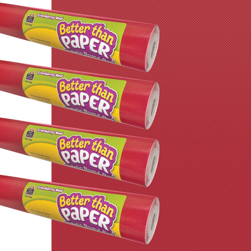 Cranberry Red 4Ct Bb Roll 4X12Ft Better Than Paper