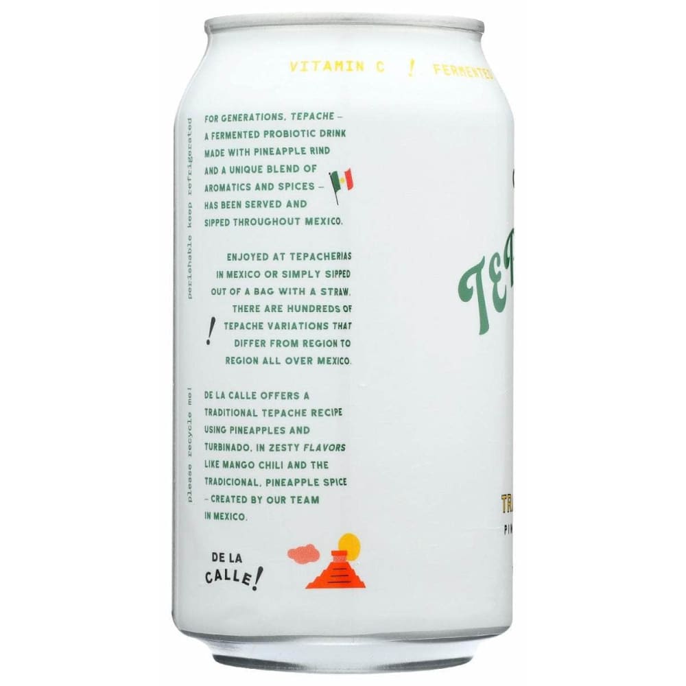 De La Calle Grocery > Beverages > Sodas DE LA CALLE: Tepache Trad Pinap Spce, 12 oz