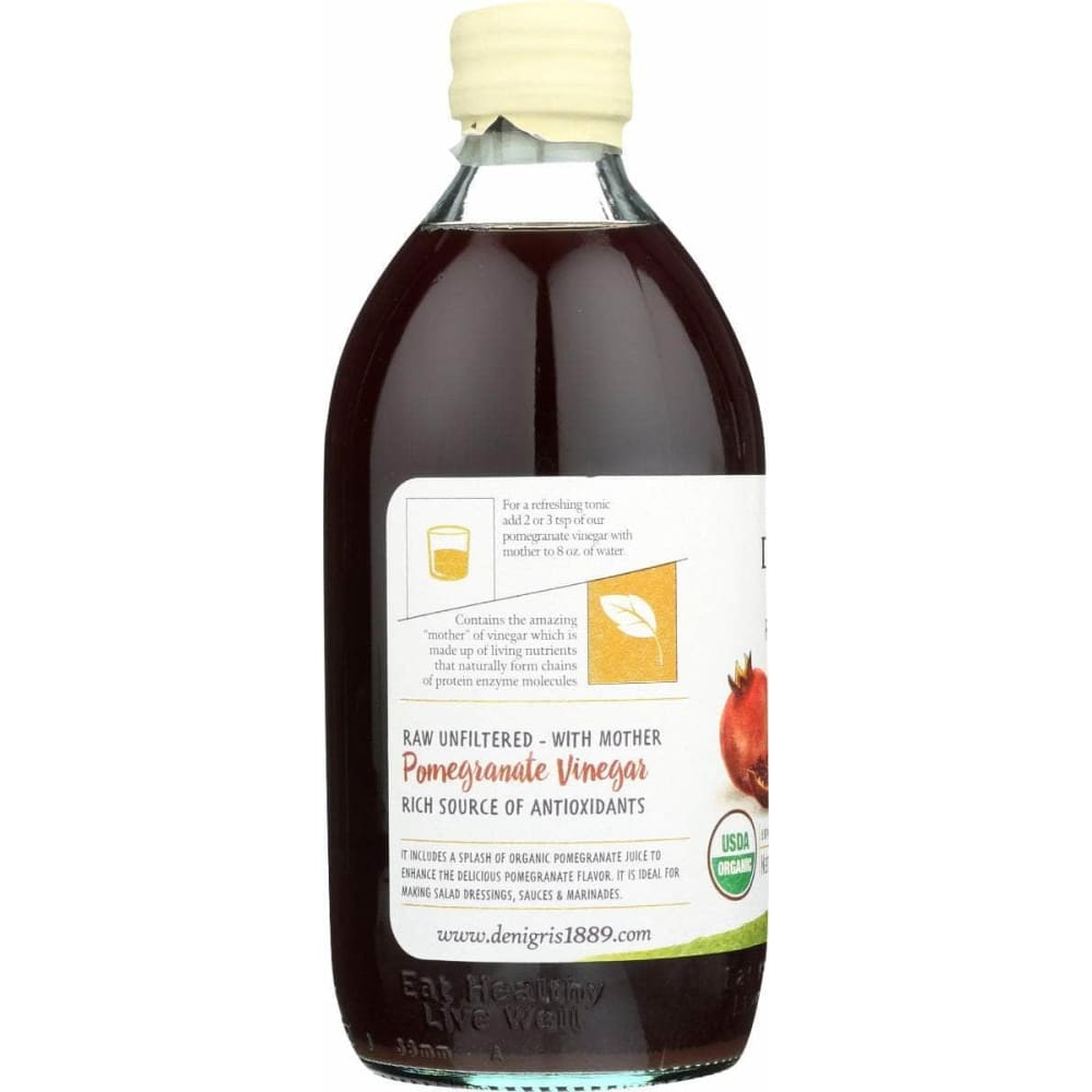 DE NIGRIS Grocery > Cooking & Baking > Vinegars DE NIGRIS Vinegar Pomegranate Raw, 500 ml