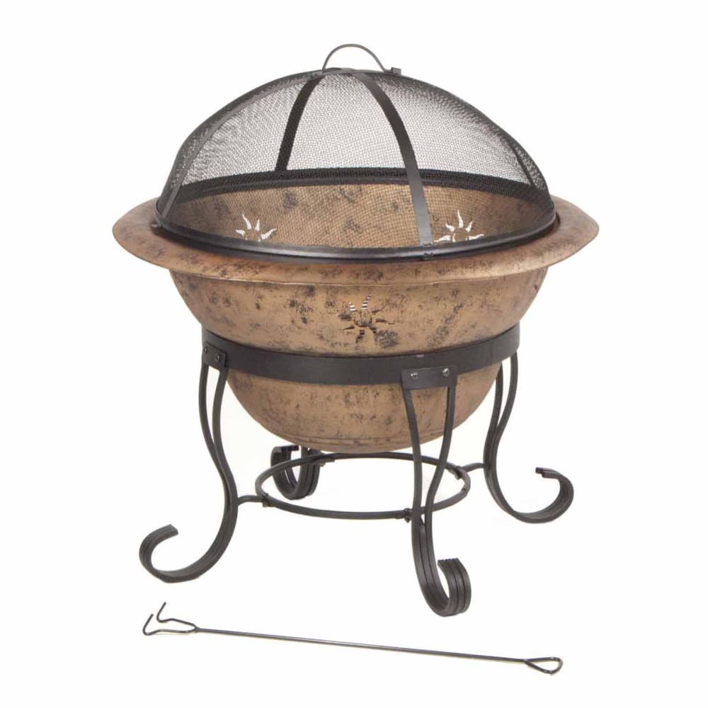 Deckmate Soleil 29 Steel Fire Bowl - Antique Copper - Deckmate