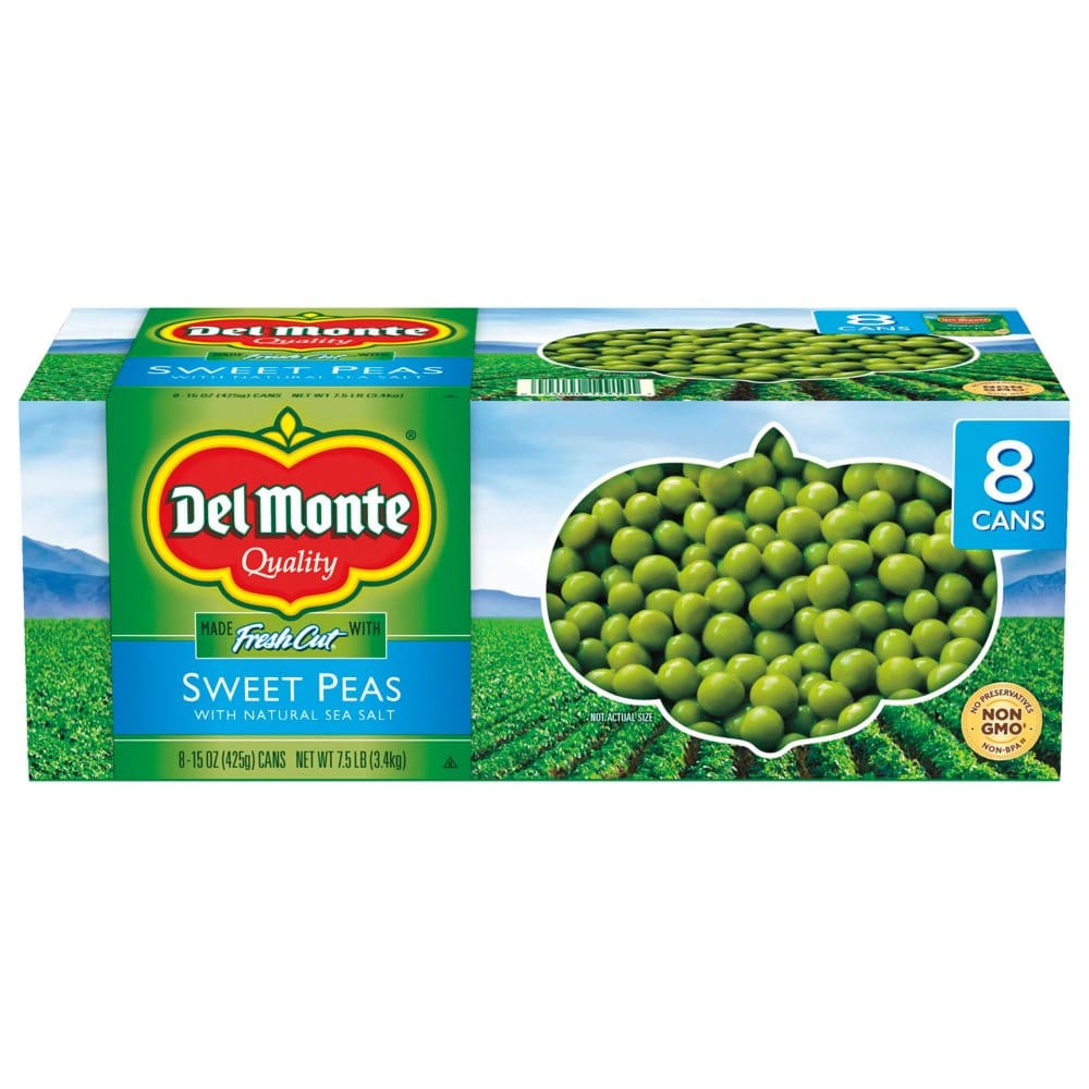 Del Monte Fresh Cut Sweet Peas (15 oz. 8 pk.) - Canned Foods & Goods - Del Monte