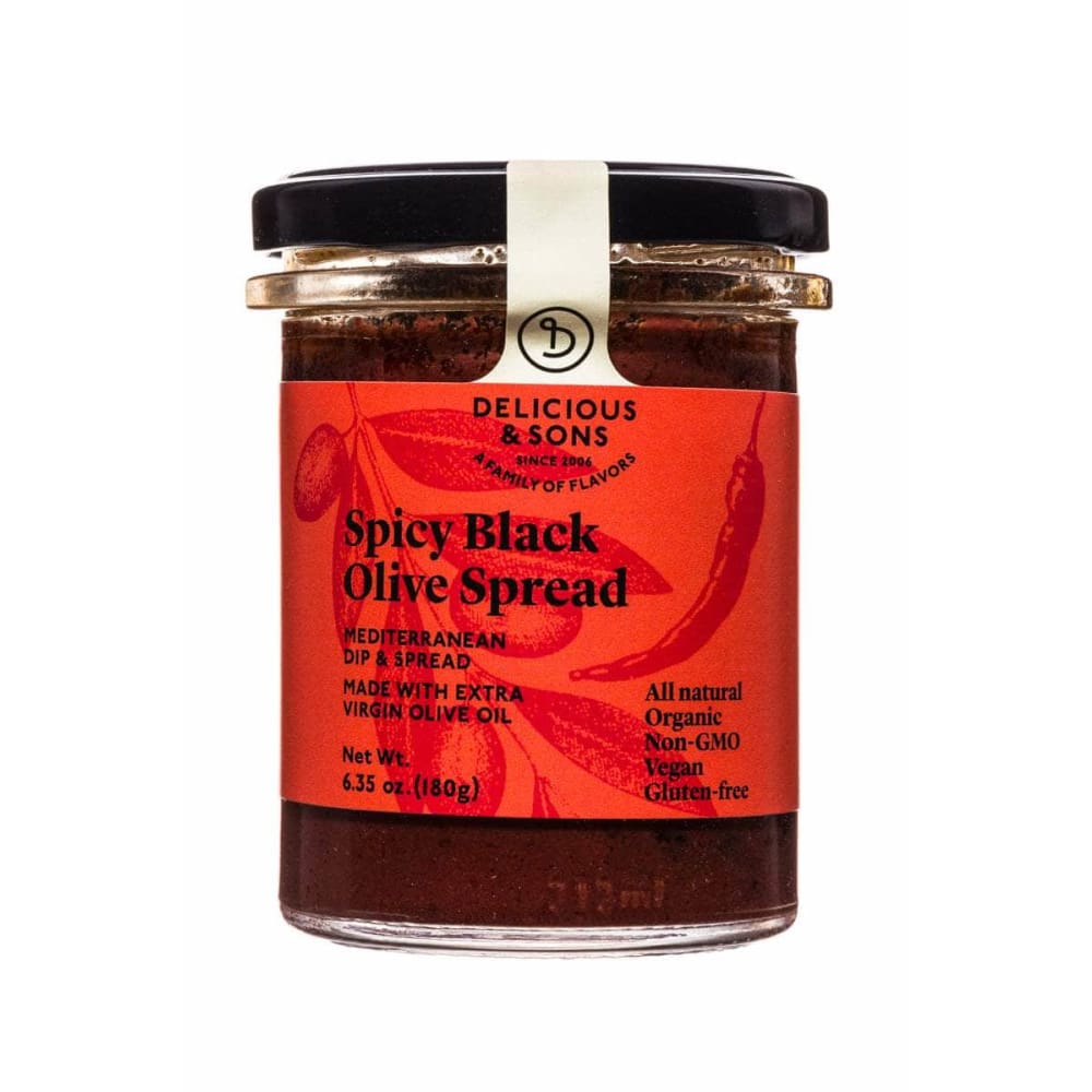 DELICIOUS & SONS Delicious & Sons Spread Spicy Black Olive, 6.35 Oz