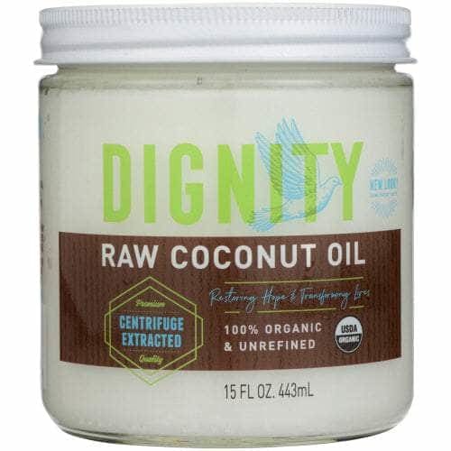 DIGNITY COCONUTS Grocery > Cooking & Baking > Cooking Oils & Sprays DIGNITY COCONUTS: Raw Coconut Oil, 15 oz