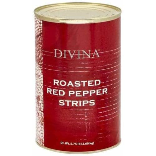 DIVINA DIVINA Pepper Red Roasted Org, 5.5 lb