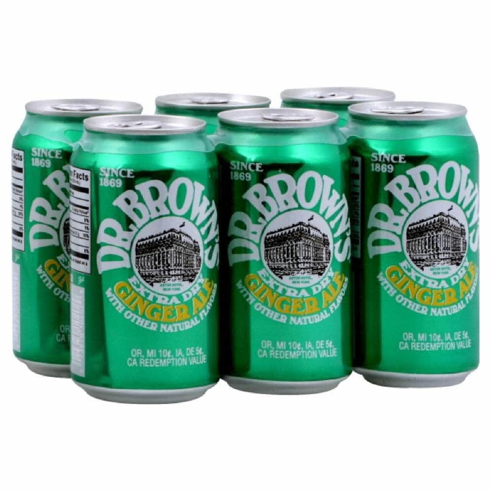 Dr Browns Dr Browns Ginger Ale Soda 6-12oz, 72 oz