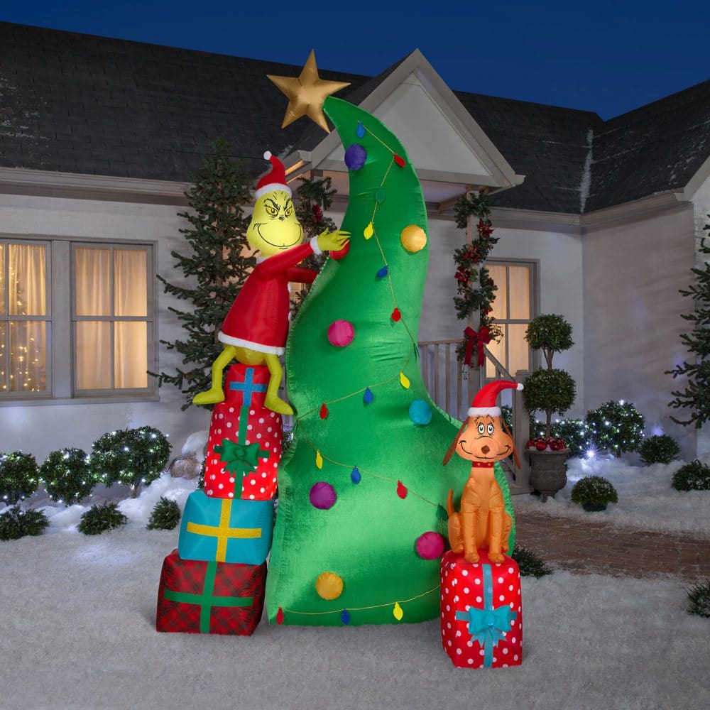 Dr. Seuss Airblown Grinch Scene - Savings & Clearance - ShelHealth