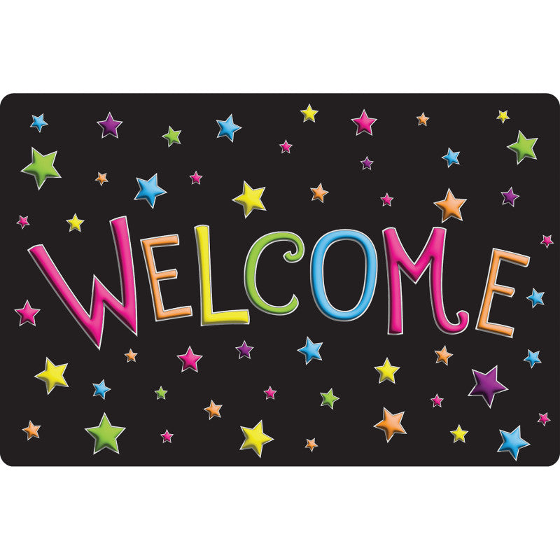 Welcome Mat Stars 15.5X23.5In (Pack of 3)