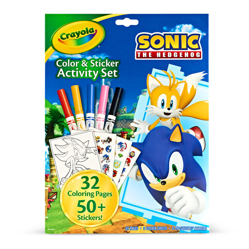 Color & Sticker Activity Set Sonic (Pack of 6)