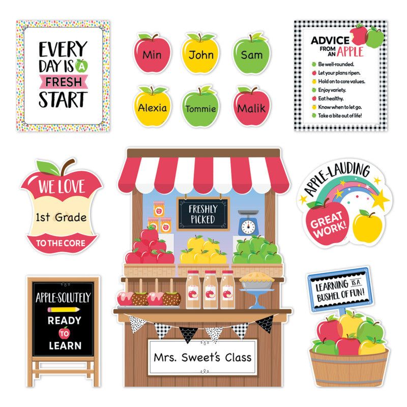 Apple Time Bulletin Board (Pack of 2)
