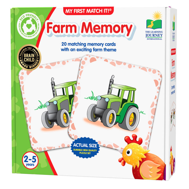My First Memory Game Farm (Pack of 6)