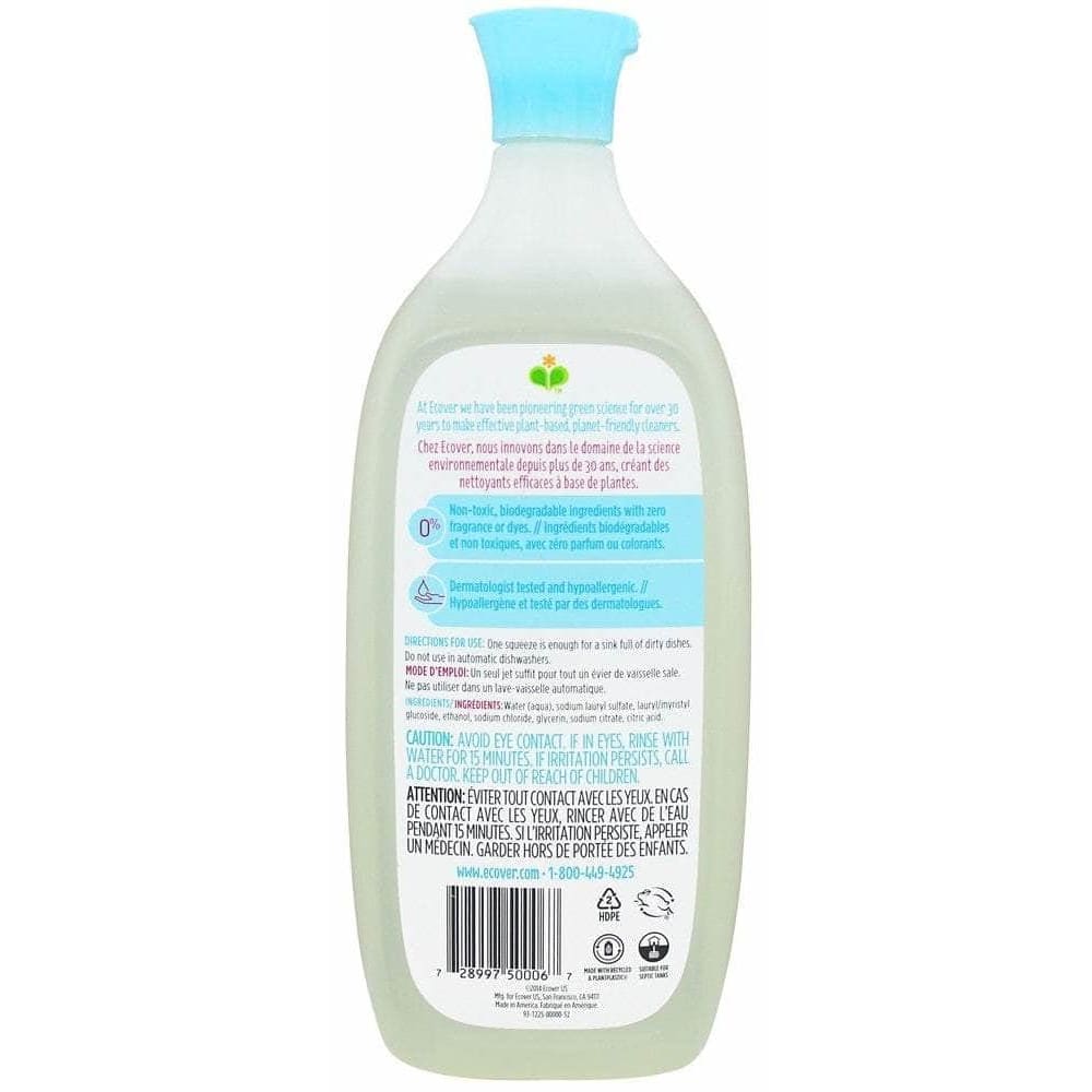 Ecover Ecover Zero Liquid Dish Soap Fragrance Free, 25 oz