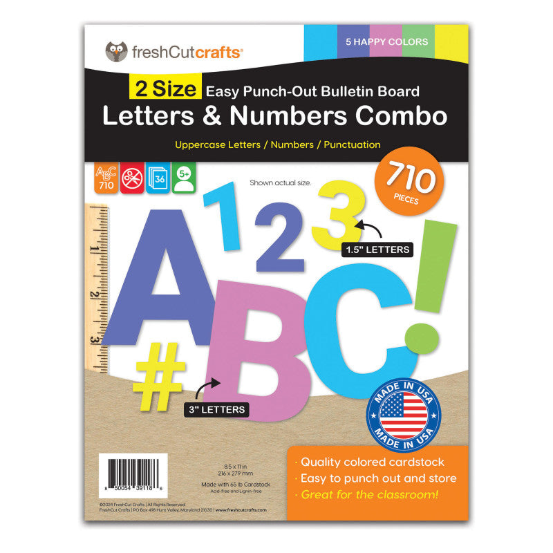 Happy Multi Letters & Numbers