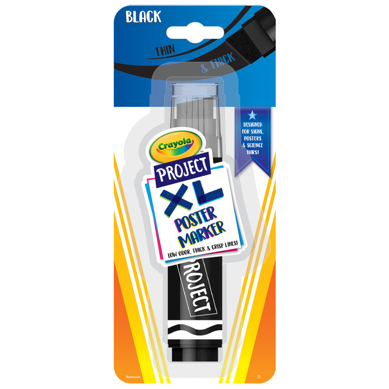 Project Xl Poster Marker Black (Pack of 12)