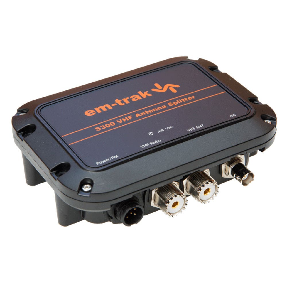 em-trak VHF Antenna Splitter - Marine Navigation & Instruments | AIS Systems - em-trak