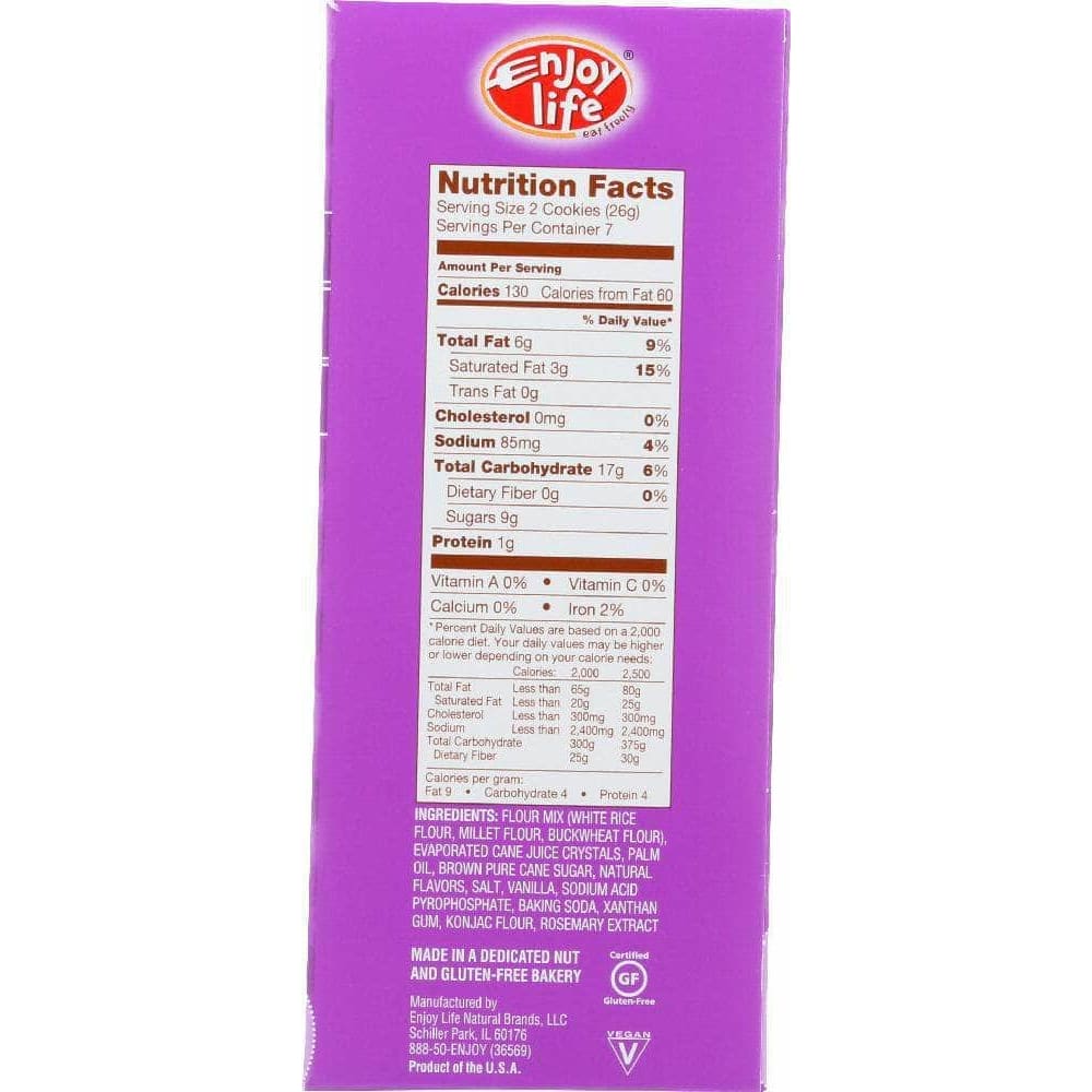 Enjoy Life Foods Enjoy Life Handcrafted Crunchy Cookies Sugar Crisp, 6.3 oz