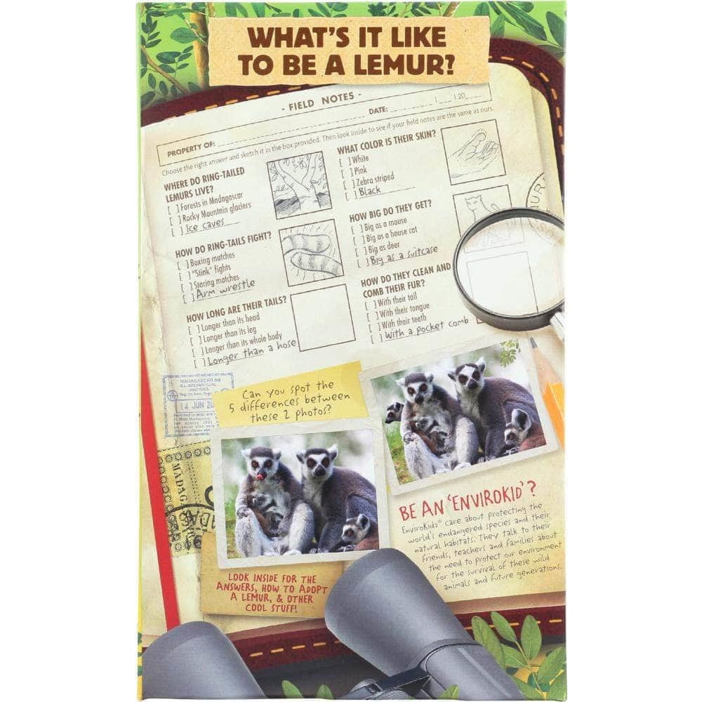 Natures Path Envirokidz Organic Leapin' Lemurs Peanut Butter and Chocolate Cereal, 10 oz