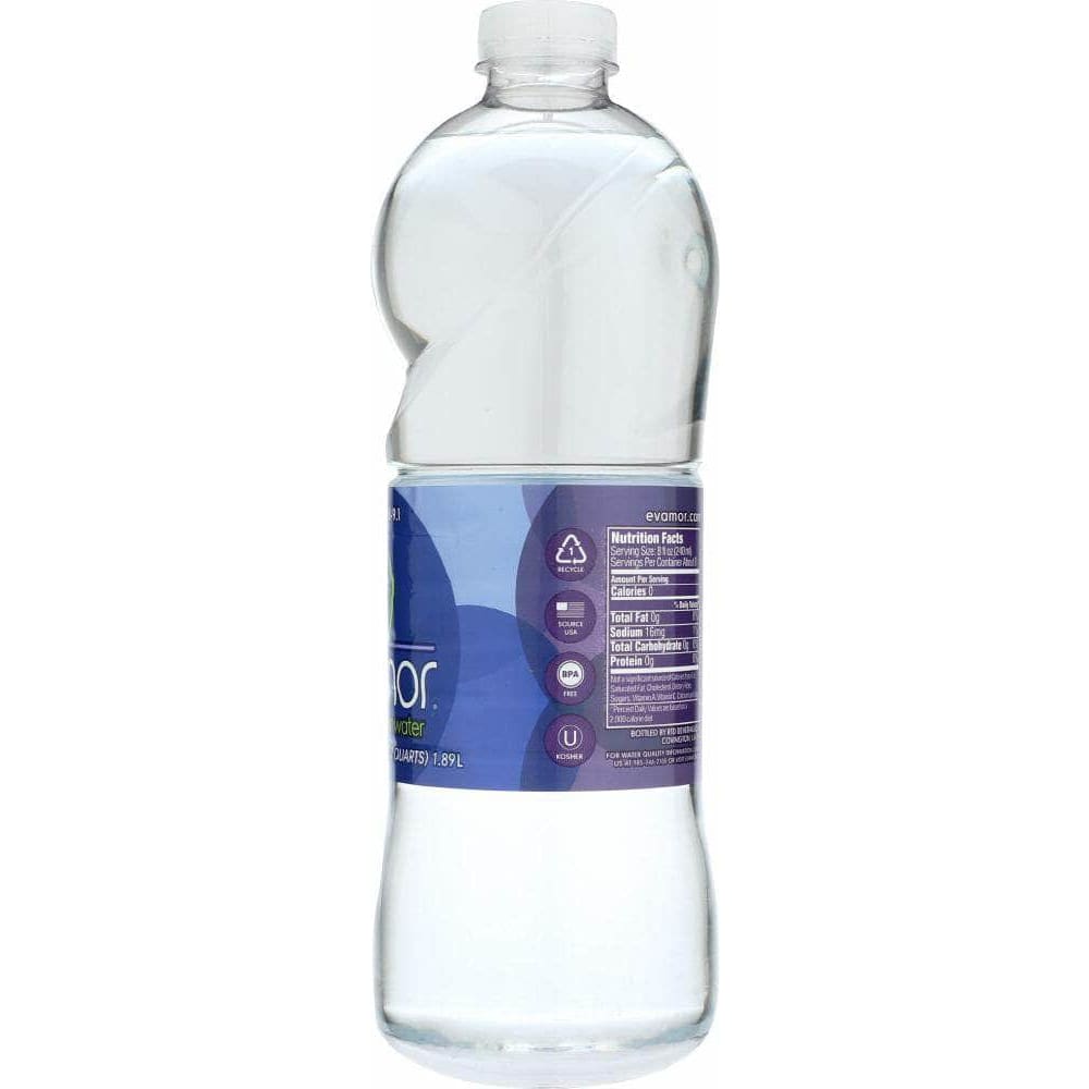 Evamor Evamor Naturally Alkaline Artesian Water, 64 oz