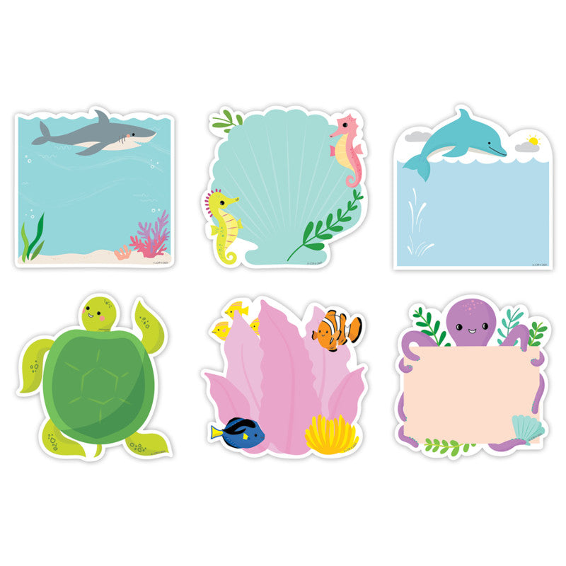 Sea Friends 6In Cut-Outs (Pack of 6)