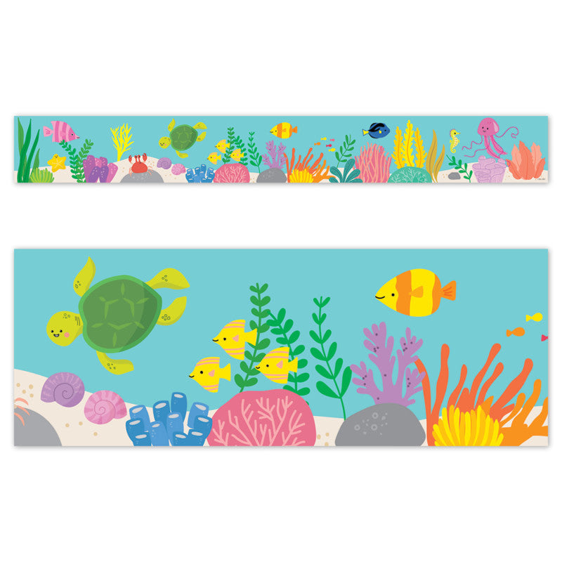 Sea Friends Under The Sea Ez Border (Pack of 8)