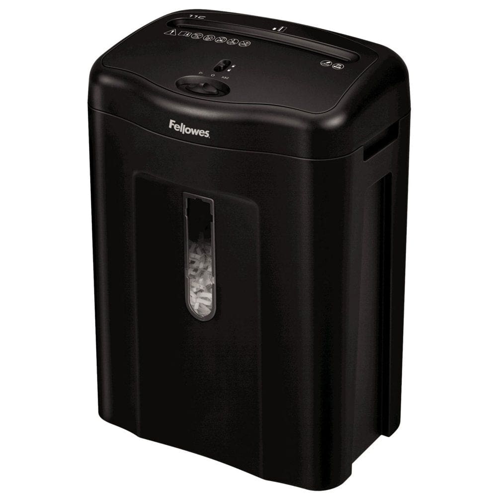 Fellowes Powershred 11C Cross-Cut Shredder 11-Sheet Capacity - Shredders - Fellowes