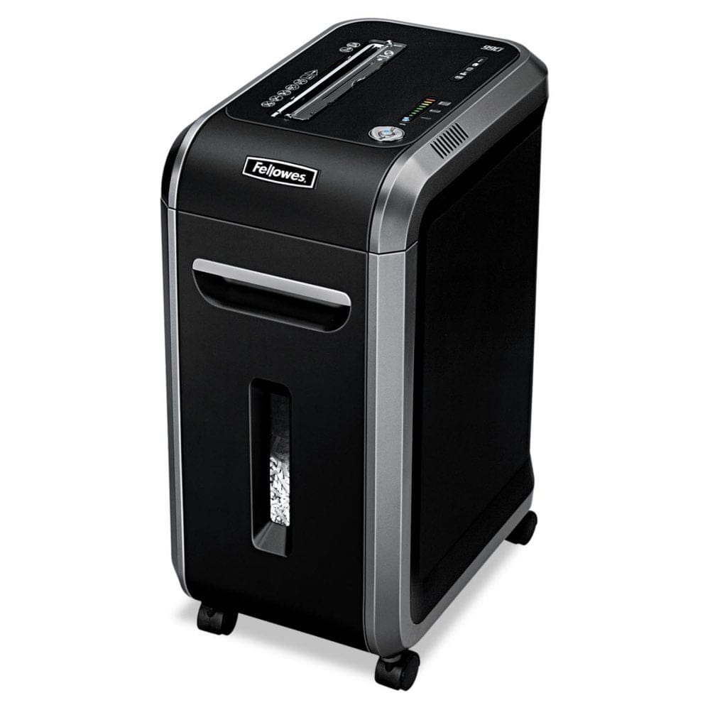 Fellowes - Powershred 99Ci 100% Jam Proof Heavy-Duty Cross-Cut Shredder - 18 Sheet Capacity - Shredders - Fellowes