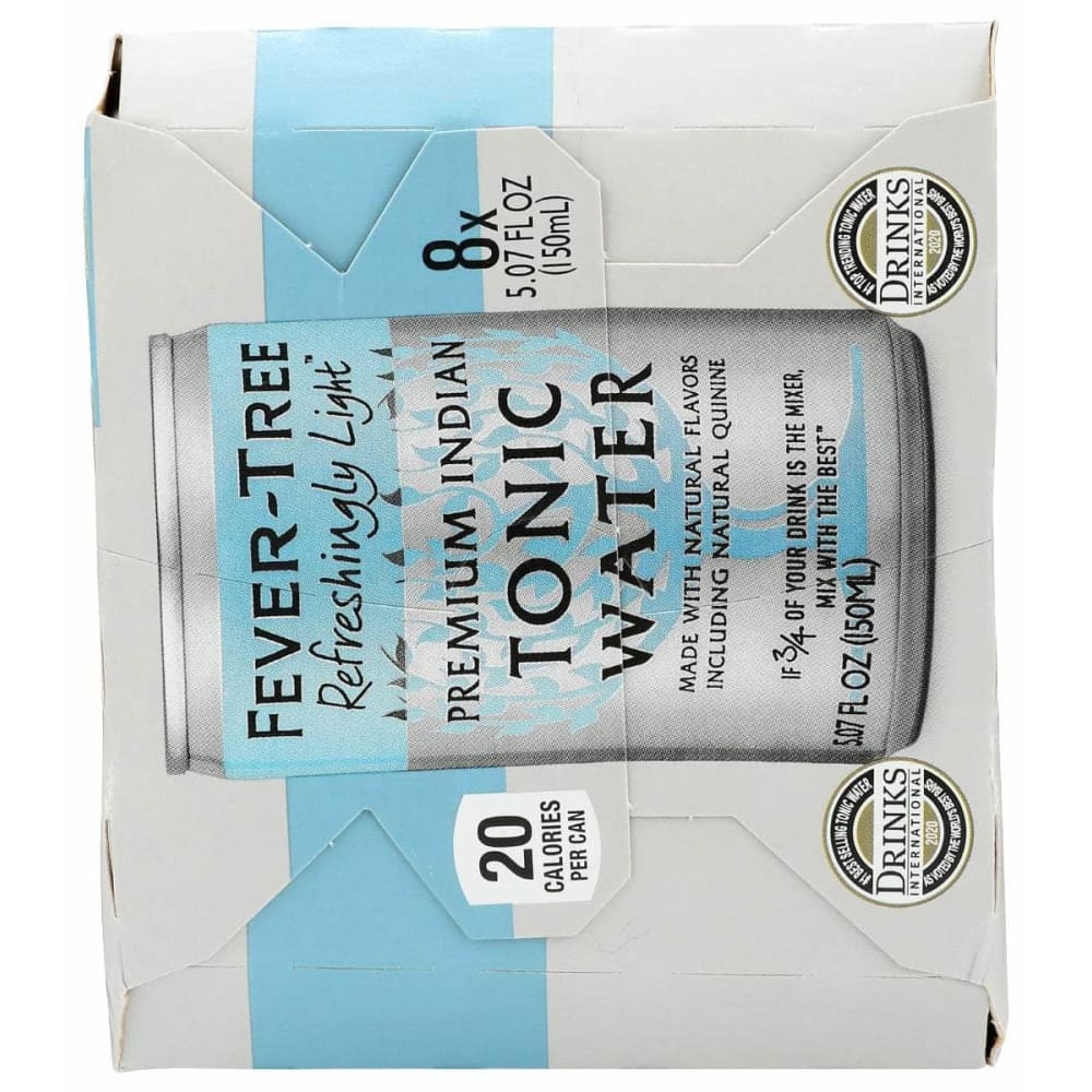 FEVER TREE Fever Tree Soda Tonic Water Lte 8Pk, 40.56 Fo