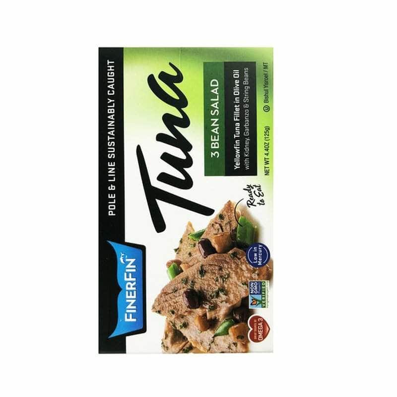 FINERFIN Finerfin Tuna 3 Bean Salad, 4.4 Oz