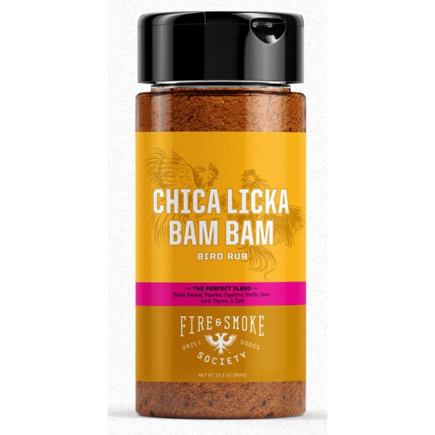 FIRE AND SMOKE Fire And Smoke Rub Poultry Chca Lic Bamb, 16 Oz