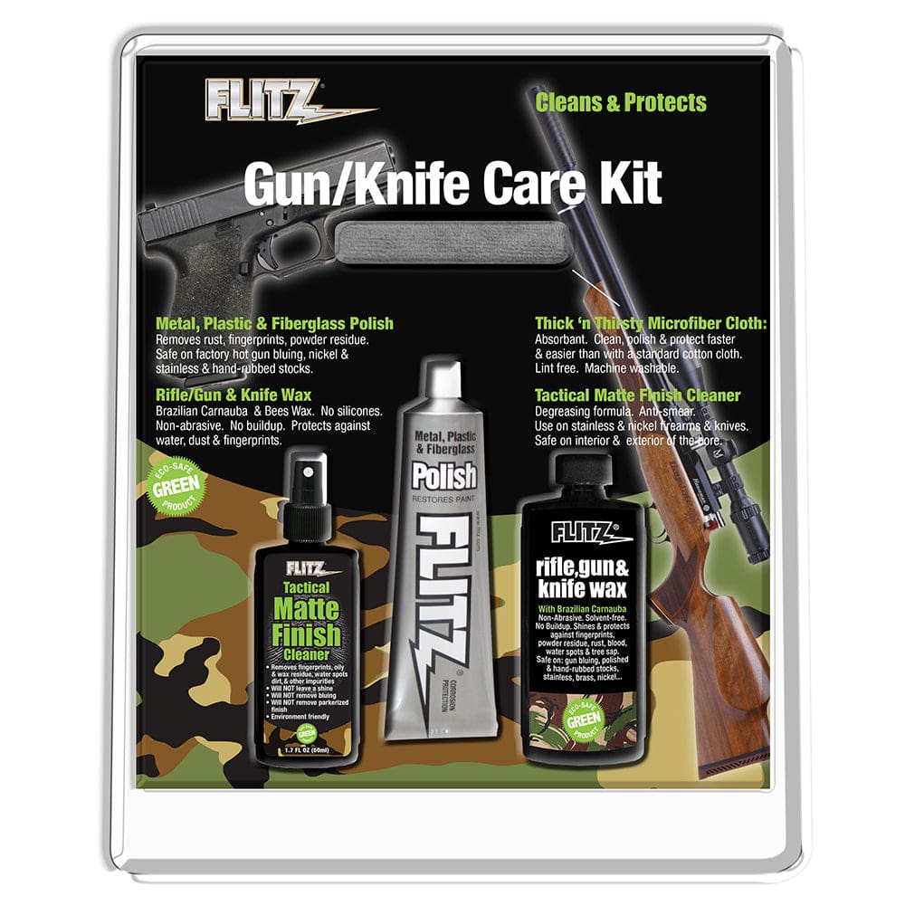 Flitz Knife & Gun Care Kit - Outdoor | Knives,Camping | Knives,Hunting & Fishing | Hunting Accessories,Boat Outfitting | Cleaning - Flitz