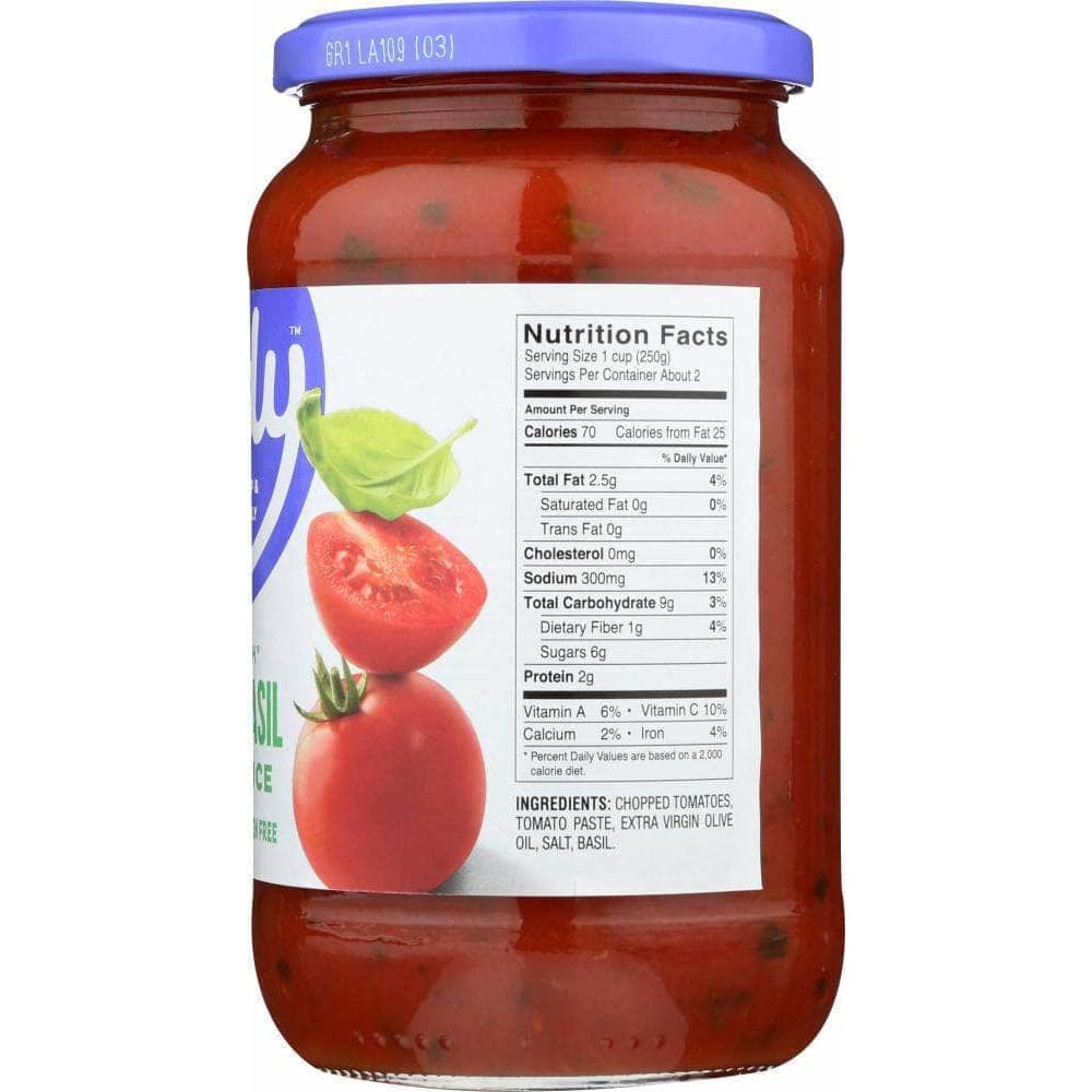 Fody Food Co Fody Food Co Tomato & Basil Pasta Sauce, 19.4 oz