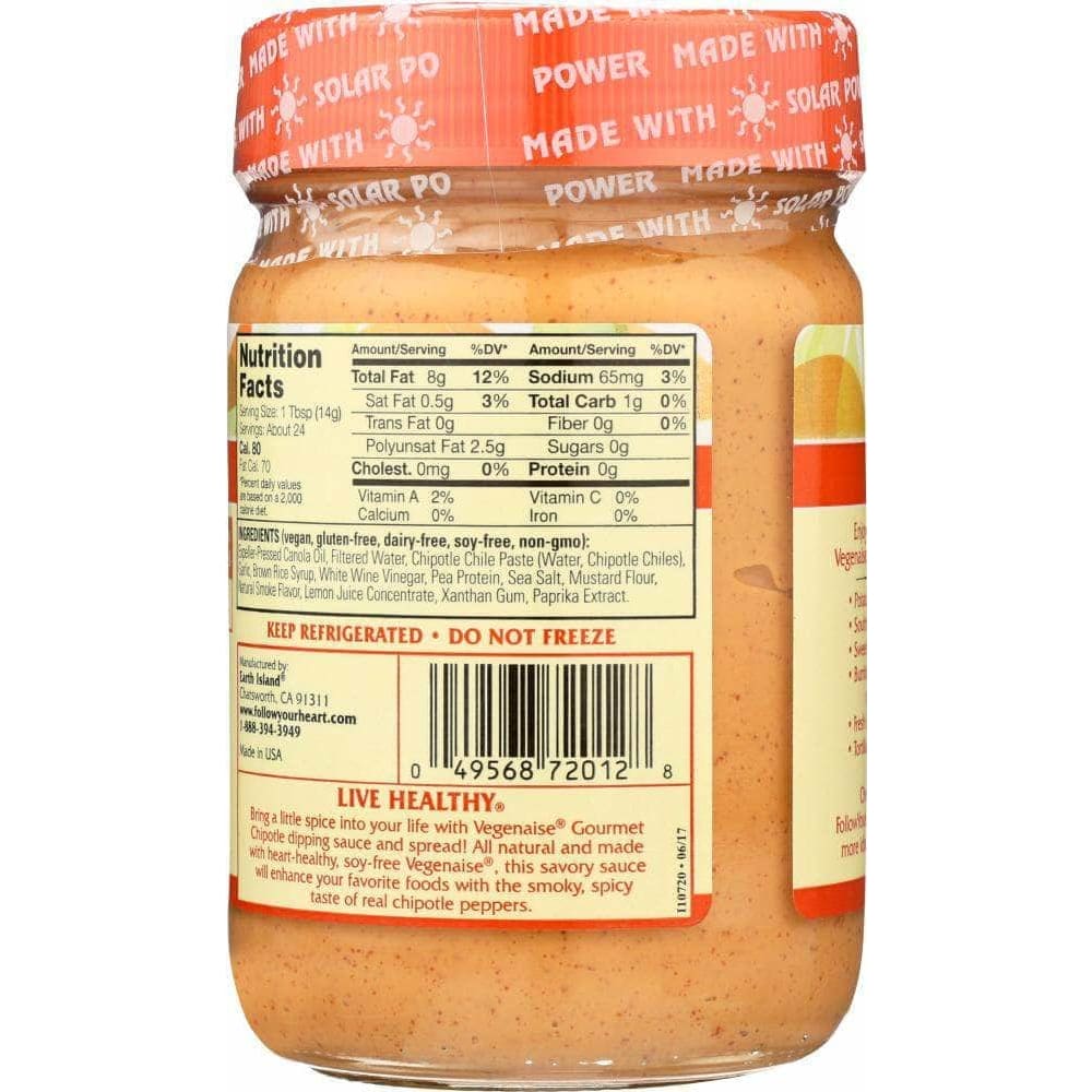 Follow Your Heart Follow Your Heart Gourmet Chipotle Vegenaise, 12 oz