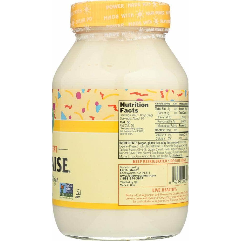 Follow Your Heart Follow Your Heart Vegenaise Dressing & Sandwich Spread Reduced Fat, 32 oz