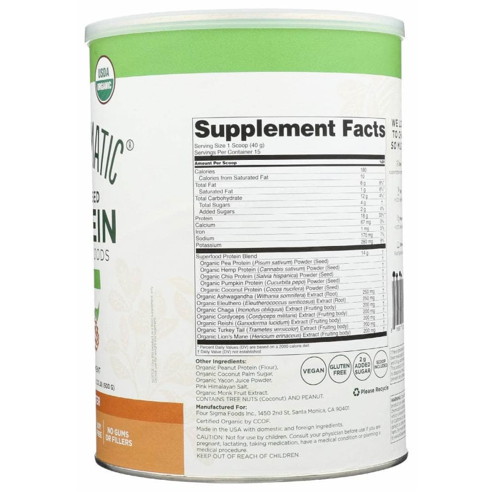 FOUR SIGMATIC Four Sigmatic Protein Plant Pnut Buttr, 21.6 Oz