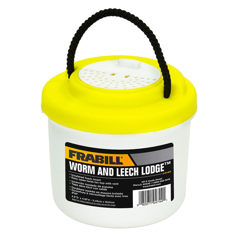 Frabill Worm & Leech Lodge - Small (Pack of 2) - Hunting & Fishing | Bait Management - Frabill
