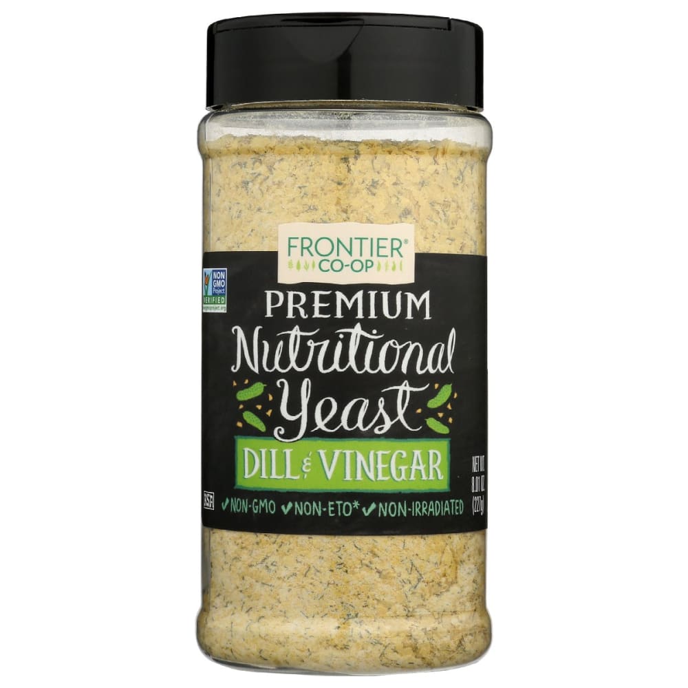 FRONTIER COOP: Nutritional Yeast Dill Vinegar Blend 8.01 oz (Pack of 2) - FRONTIER COOP